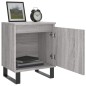 vidaXL Mesita de noche madera de ingeniería gris Sonoma 40x30x50 cm vidaXL Mesita de noche madera de ingeniería gris Sonoma 40x30x50 cm