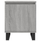 vidaXL Mesita de noche madera de ingeniería gris Sonoma 40x30x50 cm vidaXL Mesita de noche madera de ingeniería gris Sonoma 40x30x50 cm