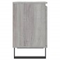 vidaXL Mesita de noche madera de ingeniería gris Sonoma 40x30x50 cm vidaXL Mesita de noche madera de ingeniería gris Sonoma 40x30x50 cm