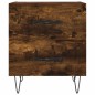 vidaXL Mesita de noche madera ingeniería roble ahumado 40x35x47,5 cm vidaXL Mesita de noche madera ingeniería roble ahumado 40x35x47,5 cm