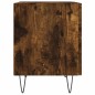 vidaXL Mesita de noche madera ingeniería roble ahumado 40x35x47,5 cm vidaXL Mesita de noche madera ingeniería roble ahumado 40x35x47,5 cm