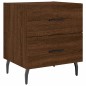 vidaXL Mesita de noche madera de ingeniería roble marrón 40x35x47,5 cm vidaXL Mesita de noche madera de ingeniería roble marrón 40x35x47,5 cm