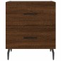 vidaXL Mesita de noche madera de ingeniería roble marrón 40x35x47,5 cm vidaXL Mesita de noche madera de ingeniería roble marrón 40x35x47,5 cm