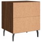 vidaXL Mesita de noche madera de ingeniería roble marrón 40x35x47,5 cm vidaXL Mesita de noche madera de ingeniería roble marrón 40x35x47,5 cm