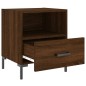 vidaXL Mesita de noche madera de ingeniería roble marrón 40x35x47,5 cm vidaXL Mesita de noche madera de ingeniería roble marrón 40x35x47,5 cm