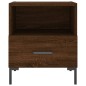 vidaXL Mesita de noche madera de ingeniería roble marrón 40x35x47,5 cm vidaXL Mesita de noche madera de ingeniería roble marrón 40x35x47,5 cm