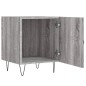 vidaXL Mesita de noche madera de ingeniería gris Sonoma 40x40x50 cm