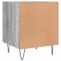 vidaXL Mesita de noche madera de ingeniería gris Sonoma 40x40x50 cm