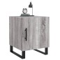 vidaXL Mesita de noche madera de ingeniería gris Sonoma 40x40x50 cm