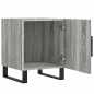 vidaXL Mesita de noche madera de ingeniería gris Sonoma 40x40x50 cm