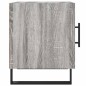 vidaXL Mesita de noche madera de ingeniería gris Sonoma 40x40x50 cm