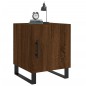 vidaXL Mesita de noche madera de ingeniería marrón roble 40x40x50 cm vidaXL Mesita de noche madera de ingeniería marrón roble 40x40x50 cm