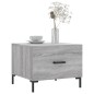 vidaXL Mesa de centro madera contrachapada gris Sonoma 50x50x40 cm vidaXL Mesa de centro madera contrachapada gris Sonoma 50x50x40 cm