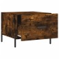 vidaXL Mesa de centro madera contrachapada roble ahumado 50x50x40 cm vidaXL Mesa de centro madera contrachapada roble ahumado 50x50x40 cm