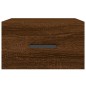 vidaXL Mesita de noche de pared color roble marrón 35x35x20 cm vidaXL Mesita de noche de pared color roble marrón 35x35x20 cm
