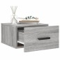 vidaXL Mesita de noche de pared color gris Sonoma 35x35x20 cm vidaXL Mesita de noche de pared color gris Sonoma 35x35x20 cm
