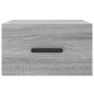 vidaXL Mesita de noche de pared color gris Sonoma 35x35x20 cm vidaXL Mesita de noche de pared color gris Sonoma 35x35x20 cm