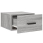vidaXL Mesita de noche de pared color gris Sonoma 35x35x20 cm vidaXL Mesita de noche de pared color gris Sonoma 35x35x20 cm