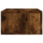 vidaXL Mesita de noche de pared color roble ahumado 35x35x20 cm vidaXL Mesita de noche de pared color roble ahumado 35x35x20 cm