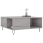vidaXL Mesa de centro madera contrachapada gris Sonoma 80x80x36,5 cm vidaXL Mesa de centro madera contrachapada gris Sonoma 80x80x36,5 cm
