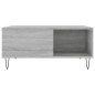vidaXL Mesa de centro madera contrachapada gris Sonoma 80x80x36,5 cm vidaXL Mesa de centro madera contrachapada gris Sonoma 80x80x36,5 cm