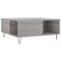vidaXL Mesa de centro madera contrachapada gris Sonoma 80x80x36,5 cm vidaXL Mesa de centro madera contrachapada gris Sonoma 80x80x36,5 cm