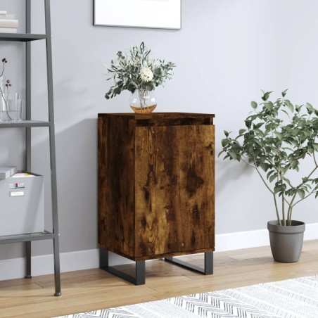 vidaXL Aparador madera de ingeniería roble ahumado 40x35x70 cm