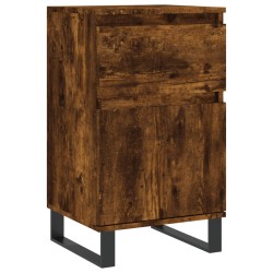 vidaXL Aparador madera de ingeniería roble ahumado 40x35x70 cm