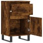 vidaXL Aparador madera de ingeniería roble ahumado 40x35x70 cm