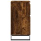 vidaXL Aparador madera de ingeniería roble ahumado 40x35x70 cm
