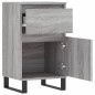 vidaXL Aparador madera de ingeniería gris Sonoma 40x35x70 cm vidaXL Aparador madera de ingeniería gris Sonoma 40x35x70 cm