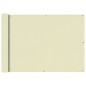 vidaXL Toldo para balcón tela oxford 75x600 cm crema vidaXL Toldo para balcón tela oxford 75x600 cm crema