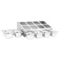 vidaXL Soporte bandeja Gastronorm con 8 bandejas 1/6 acero inoxidable vidaXL Soporte bandeja Gastronorm con 8 bandejas 1/6 acero inoxidable