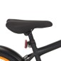 vidaXL Bicicleta niños y portaequipajes delantero 18" negro y naranja vidaXL Bicicleta niños y portaequipajes delantero 18" negro y naranja