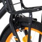 vidaXL Bicicleta niños y portaequipajes delantero 18" negro y naranja vidaXL Bicicleta niños y portaequipajes delantero 18" negro y naranja