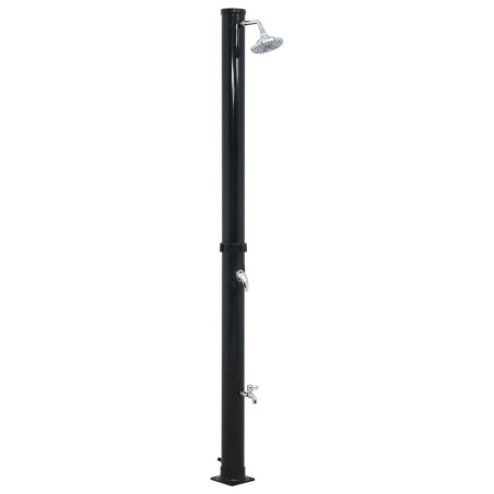 vidaXL Ducha solar negro 220 cm 20 L