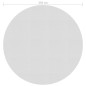 vidaXL Cubierta solar de piscina de PE flotante gris 356 cm vidaXL Cubierta solar de piscina de PE flotante gris 356 cm