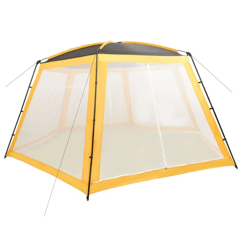 vidaXL Carpa para piscina de tela amarilla 660x580x250 cm vidaXL Carpa para piscina de tela amarilla 660x580x250 cm