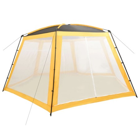 vidaXL Carpa para piscina de tela amarilla 660x580x250 cm