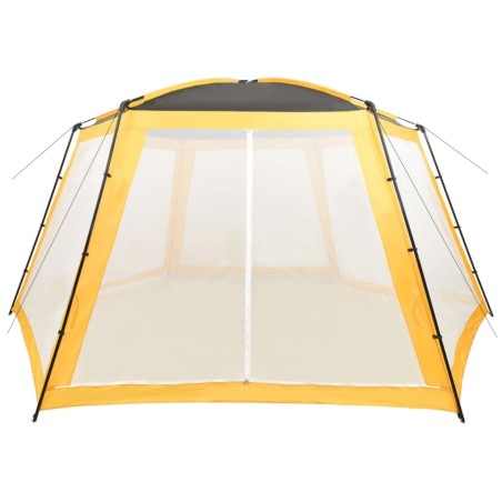 vidaXL Carpa para piscina de tela amarilla 660x580x250 cm