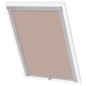 vidaXL Persiana opaca enrollable beige F06 