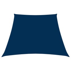 vidaXL Toldo de vela trapezoidal de tela oxford azul 2/4x3 m