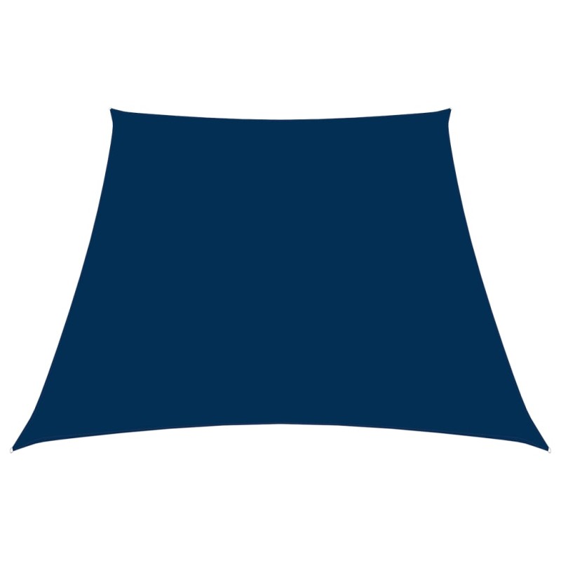 vidaXL Toldo de vela trapezoidal de tela oxford azul 2/4x3 m vidaXL Toldo de vela trapezoidal de tela oxford azul 2/4x3 m