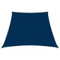 vidaXL Toldo de vela trapezoidal de tela oxford azul 2/4x3 m vidaXL Toldo de vela trapezoidal de tela oxford azul 2/4x3 m