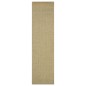 vidaXL Alfombra de sisal natural verde 66x250 cm vidaXL Alfombra de sisal natural verde 66x250 cm