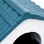 vidaXL Caseta para perros polipropileno azul 57x68x66 cm vidaXL Caseta para perros polipropileno azul 57x68x66 cm