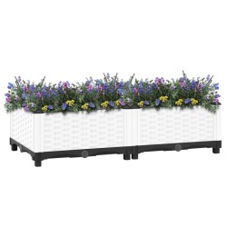 vidaXL Arriate polipropileno 80x40x23 cm