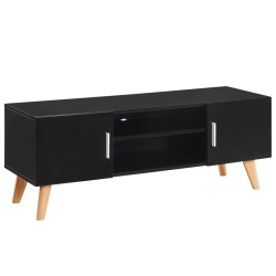 vidaXL Mueble para el televisor 120x40x46 cm MDF negro 