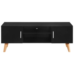 vidaXL Mueble para el televisor 120x40x46 cm MDF negro 