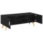 vidaXL Mueble para el televisor 120x40x46 cm MDF negro vidaXL Mueble para el televisor 120x40x46 cm MDF negro